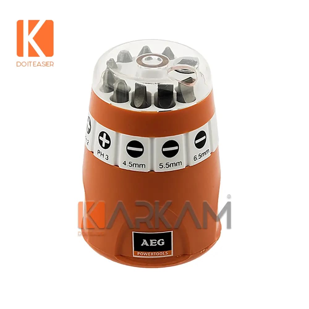 نوک پیچگوشتی 10عددی نمکدانی AEG مدل 4932399493