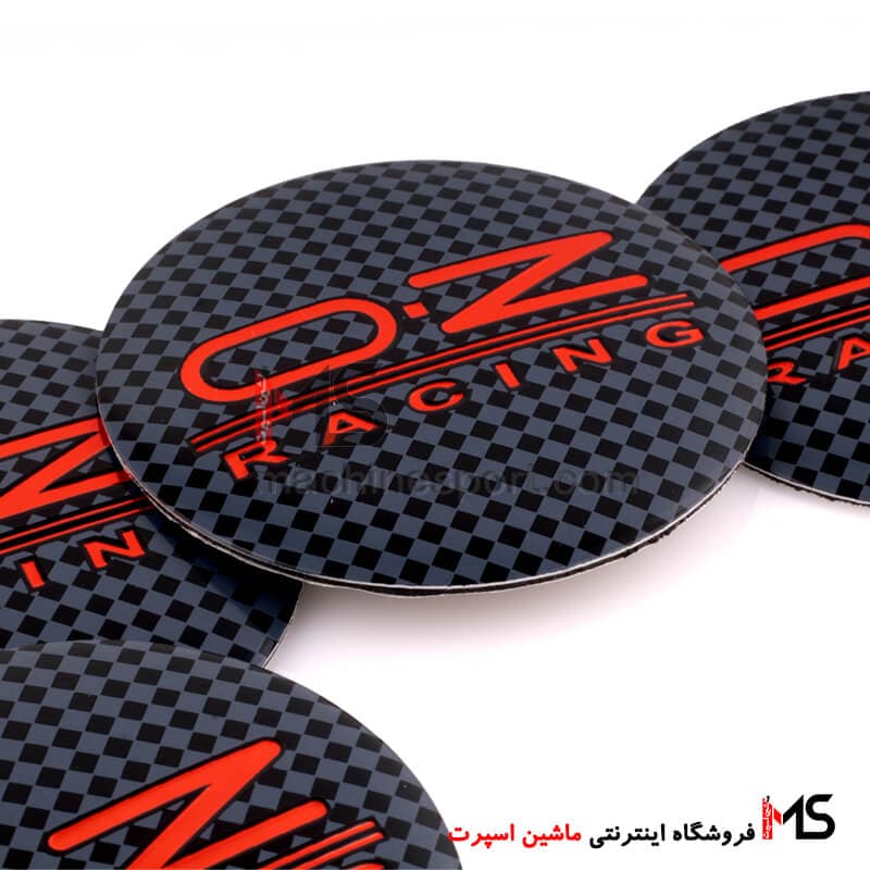 آرم کاپ رینگ OZ Racing طرح کربن — تصویر ۳