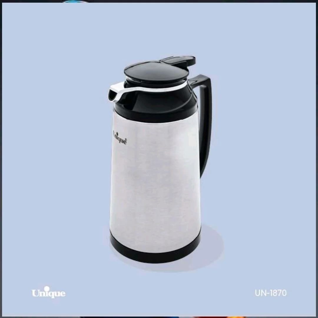 فلاسک شیشه دار استیل 1لیتر یونیک کد UN-1870