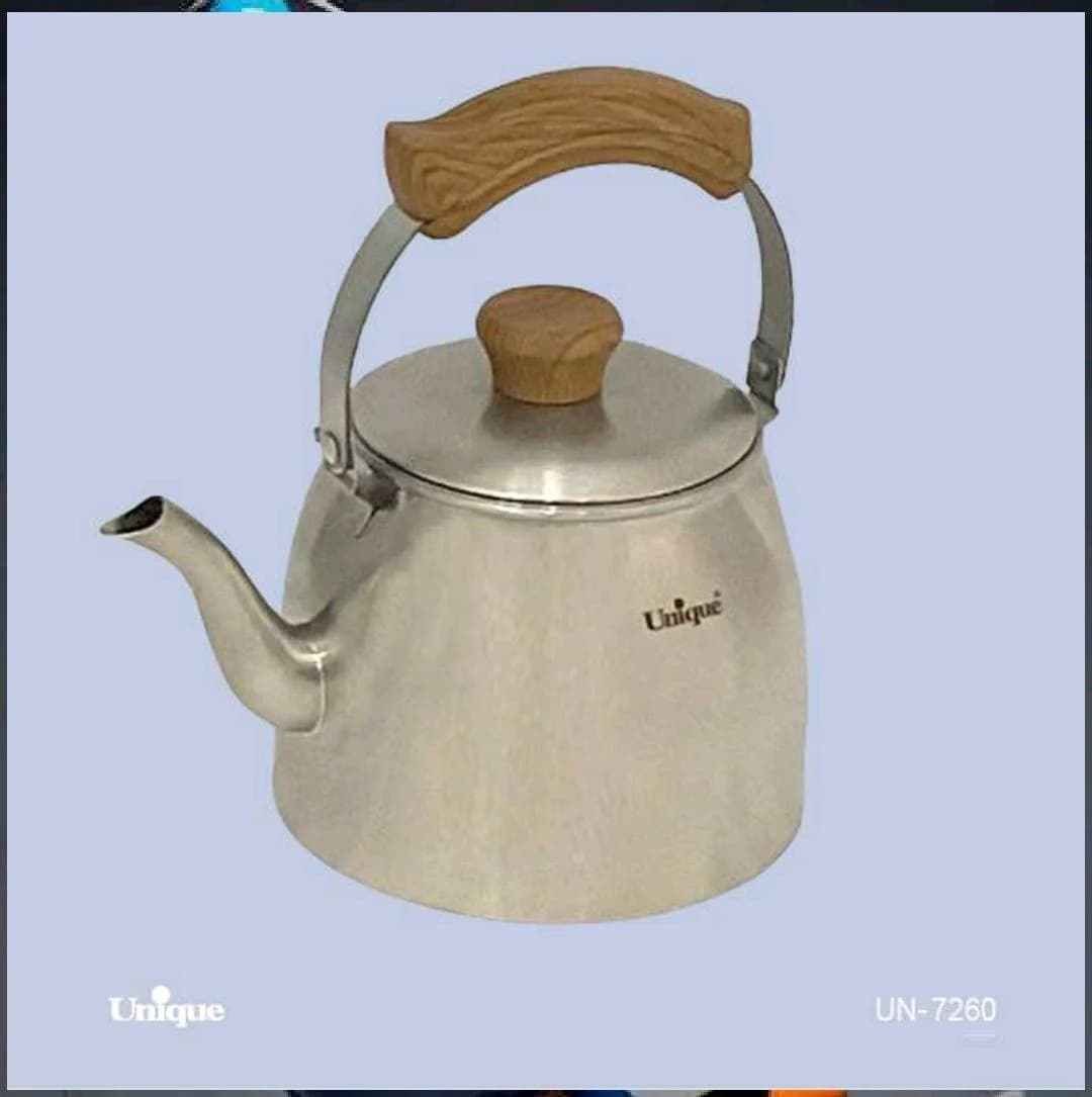 کتری استیل 2/5لیتر لوله دار یونیک کد UN-7260