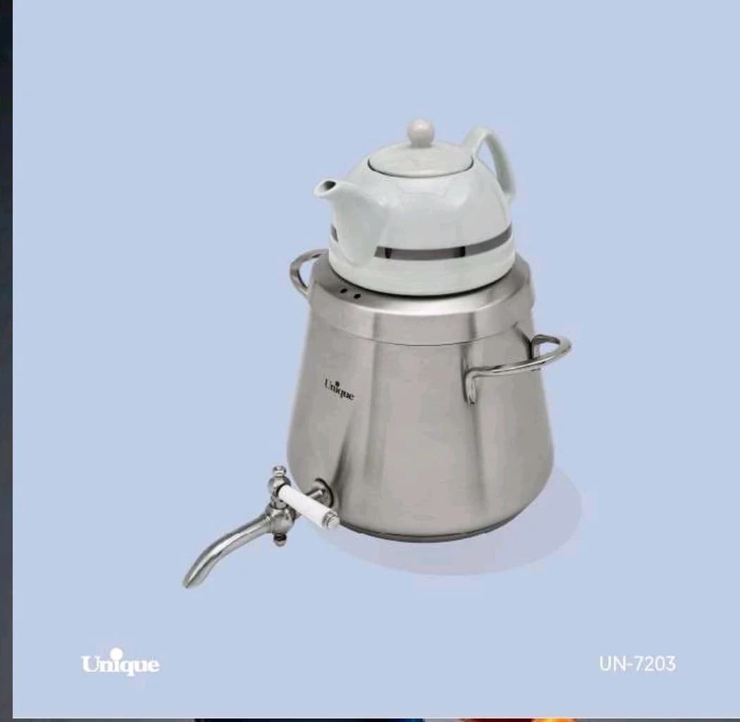 کتری قوری ۴لیتر استیل یونیک کد UN-7203