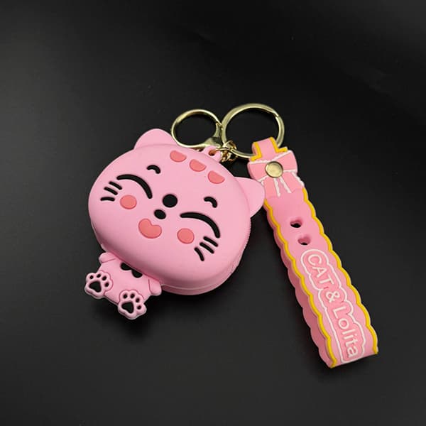 کیف هندزفری طرح گربه صورتی مدل «Cute Kitty» — تصویر ۲