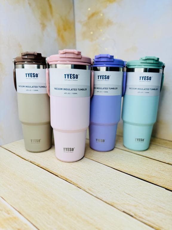تراول ماگ استیل 1200میل تایسو دسته دار سطلی کالکشن جدید TS-01-01026کد 3034