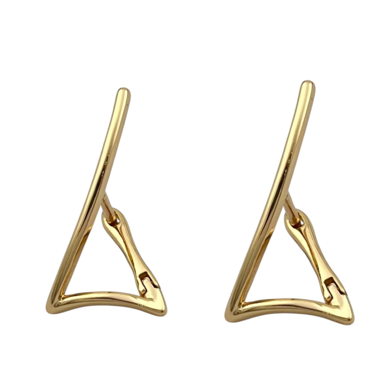گوشواره زنانه ژوپینگ مدل مثلث کد E5950