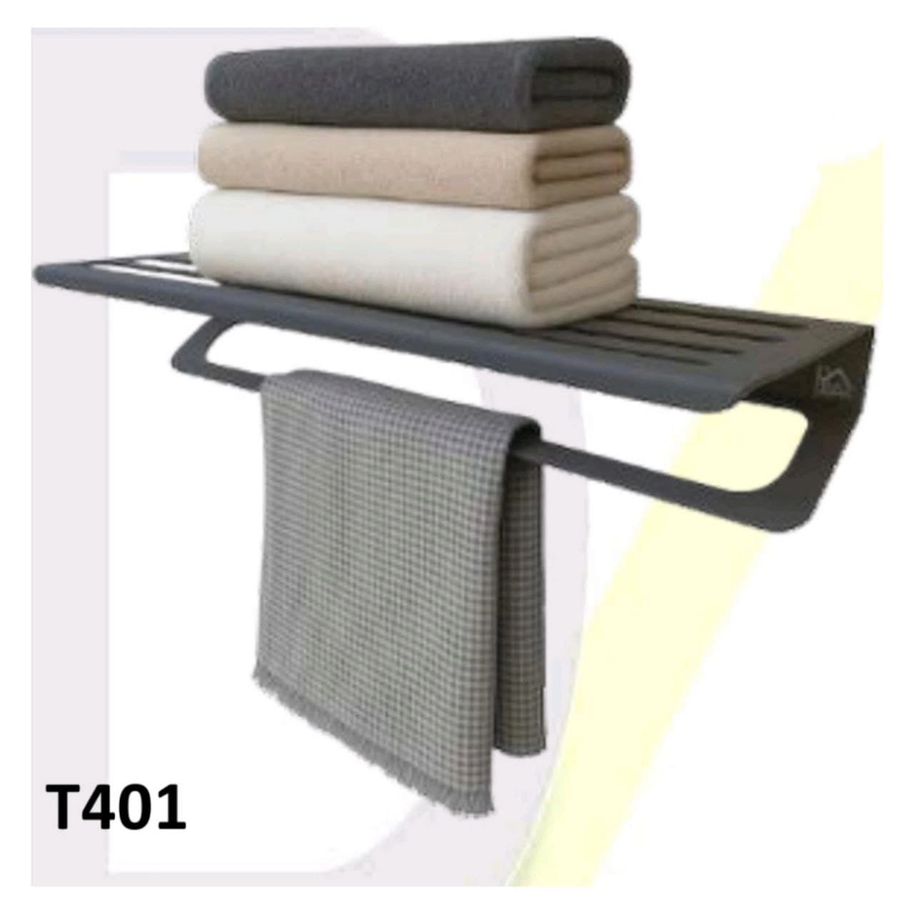 شلف سرویس بهداشتی فلزی پیک peak رنگ مشکی کوره ای کد T401