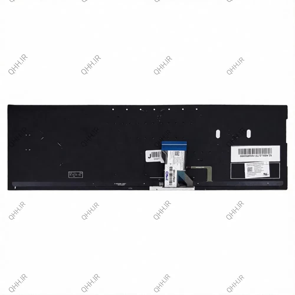 کیبرد لپ تاپ ایسوس ZenBook Flip Q534UX-Q503UA مشکی-اینترکوچک-بابک لایت-بدون فریم با کلید پاور — تصویر ۵