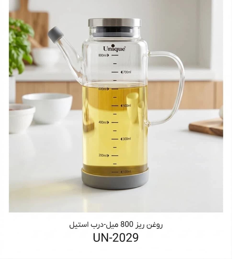 روغن ریز 800 میل یونیک Unique درب استیل کد UN-2029
