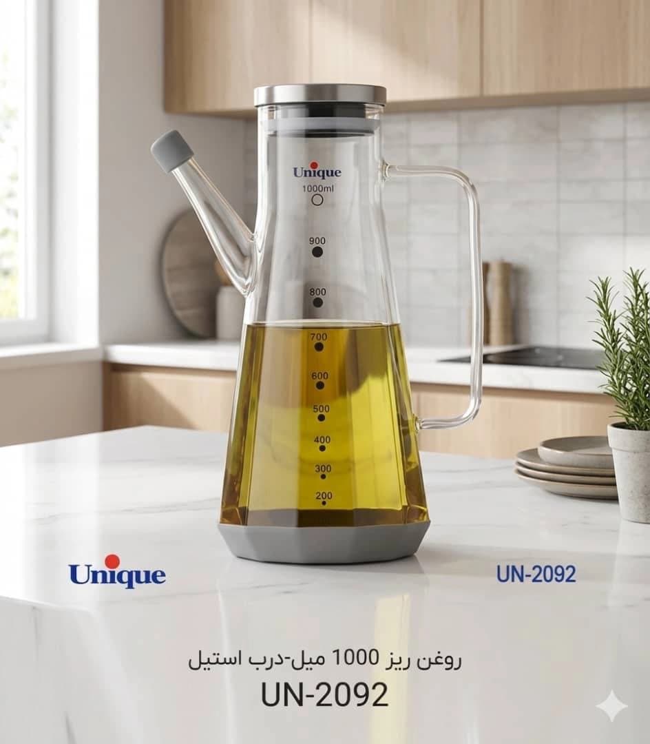 روغن ریز 1000 میل یونیک Unique درب استیل کد UN-2092