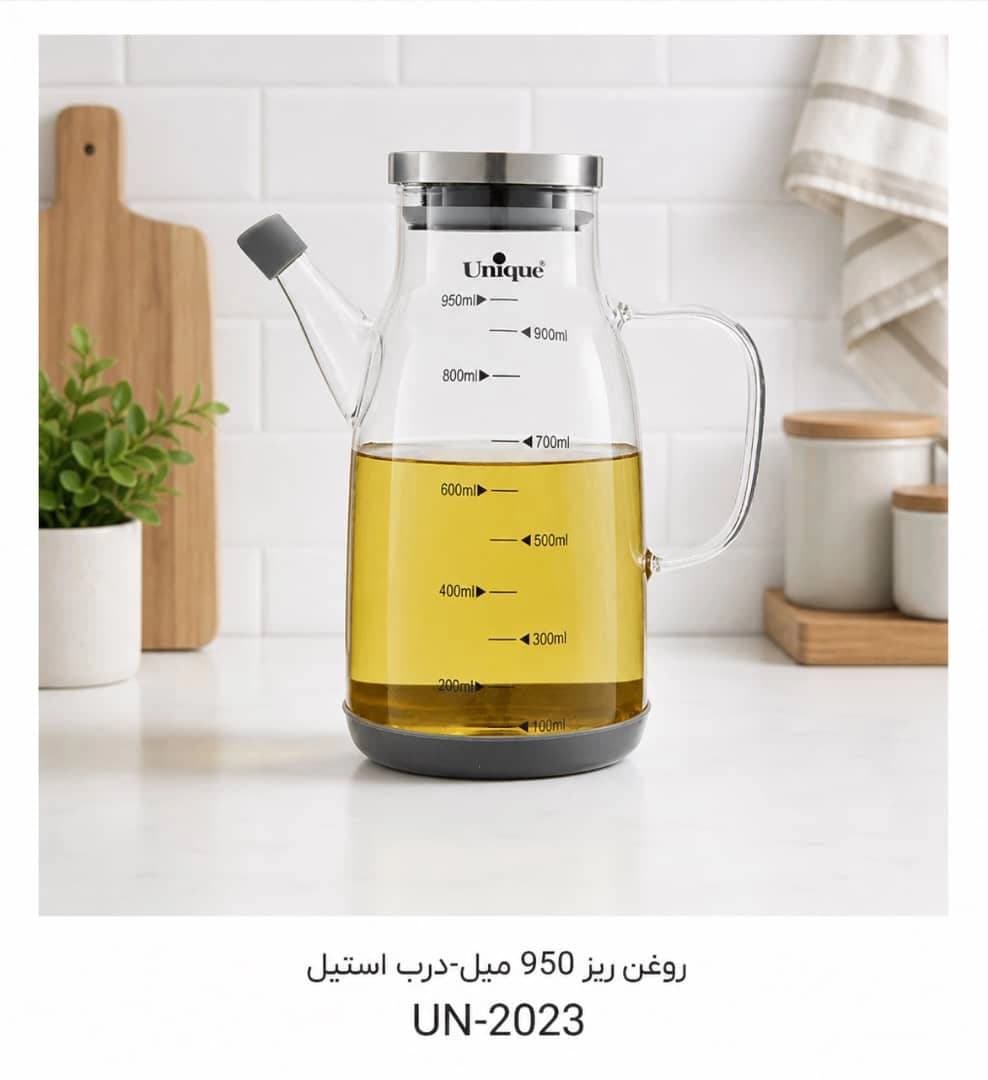 روغن ریز 950 میل یونیک Unique درب استیل کد UN-2023