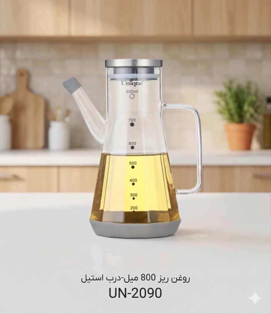 روغن ریز 800 میل یونیک Unique درب استیل کد UN-2090