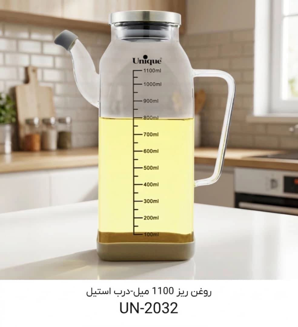 روغن ریز 1100 میل یونیک Unique درب استیل کد UN-2032