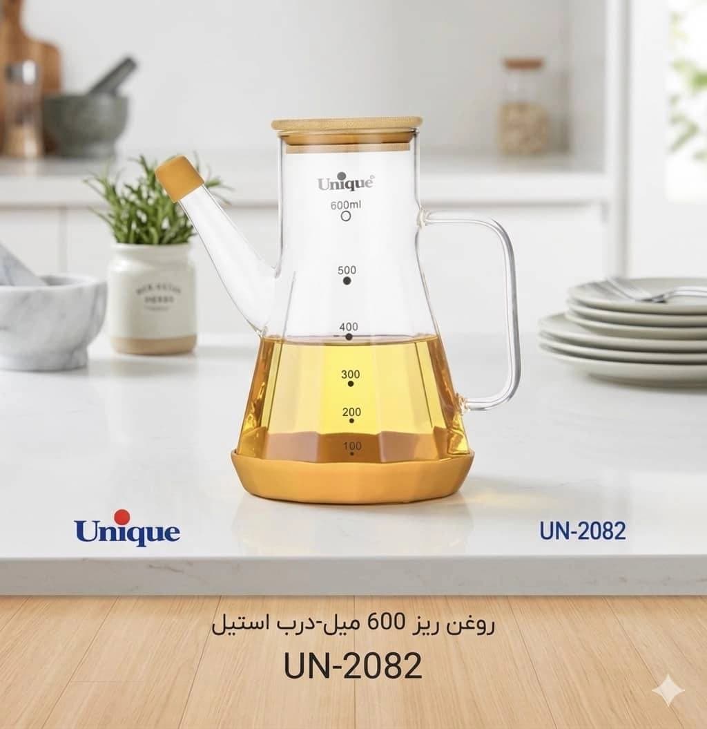 روغن ریز 600 میل یونیک Unique درب استیل کد UN-2082