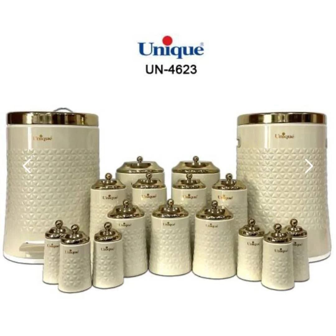 سرویس آشپزخانه یونیک مدل گلکسی کرم کد UN-4623