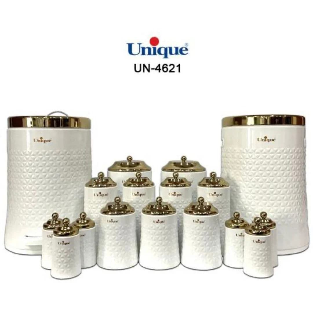 سرویس آشپزخانه یونیک مدل گلکسی سفید کد UN-4621