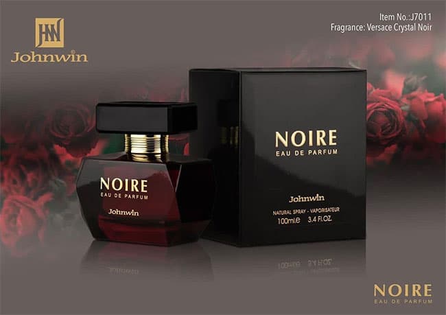عطر ادکلن زنانه جانوین مدل ورساچه کریستال نویر noire حجم 100 میلی لیتر