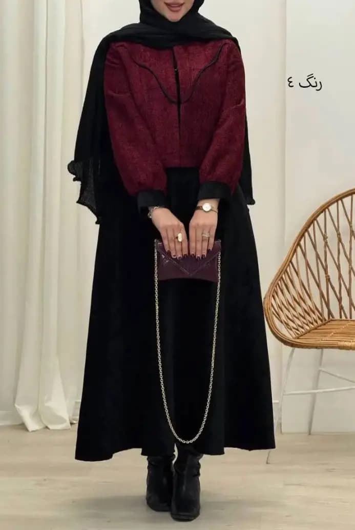 کت و سارافون شیک زنانه مدل تینا — تصویر ۴