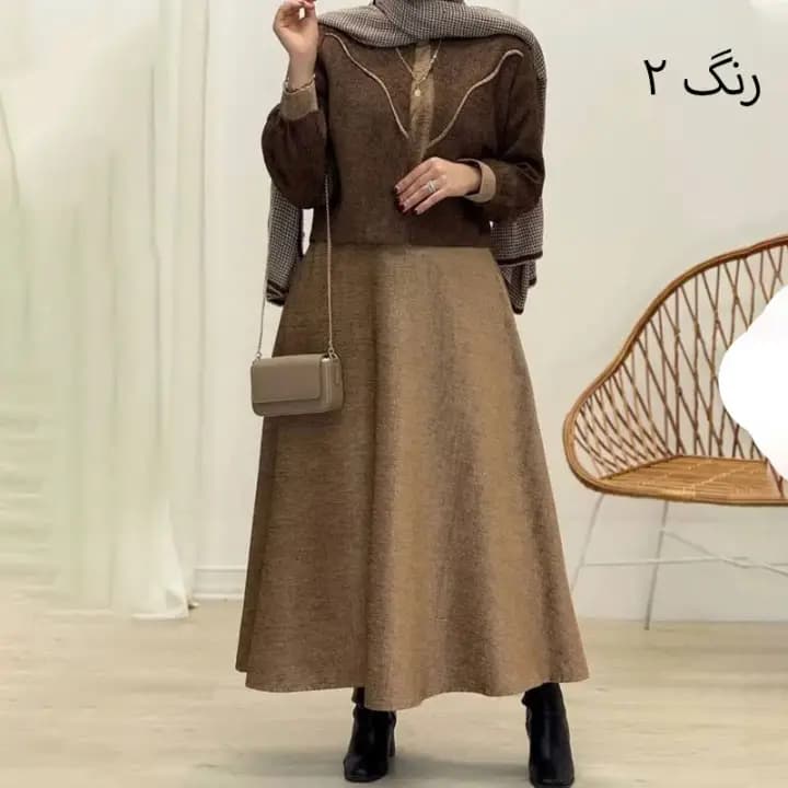 کت و سارافون شیک زنانه مدل تینا — تصویر ۲