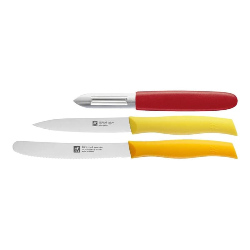 ست 3 عددی چاقو و پوستکن سرآشپز زولینگ آلمان Zwilling Twin Grip
