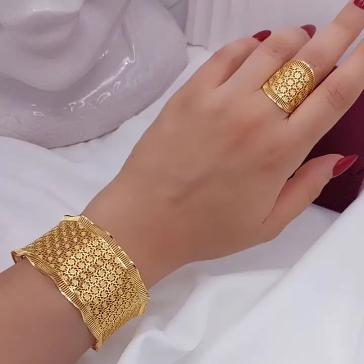 ست دستبند انگشتر بحرینی شماره 2