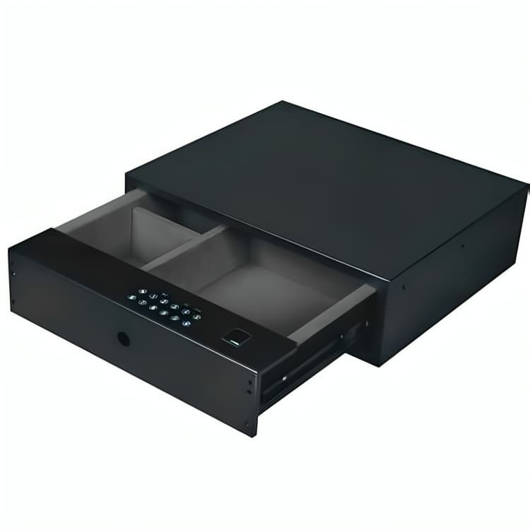 باکس امنیتی ریلی دیجیتال به همراه اثر انگشت ملونی رنگBLACK+GREY سایز500