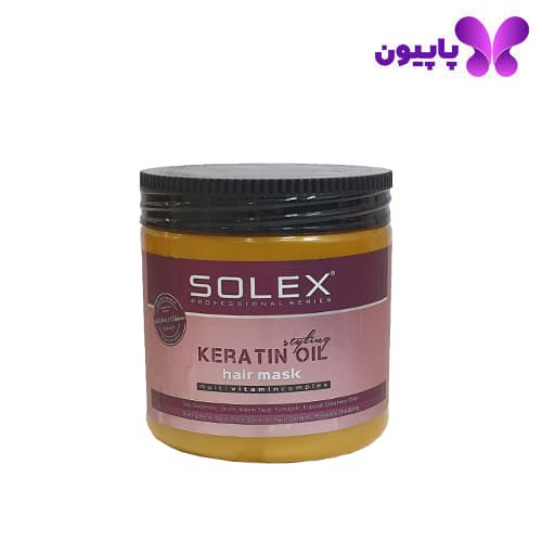ماسک مو روغن آرگان حاوی کمپلکس مولتی ویتامین سولکس 500 میل