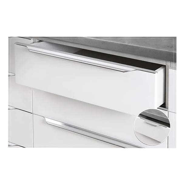 دستگیره ملونی تاپ ساید مدل ونیزیا کروم سایز 90 — تصویر ۲