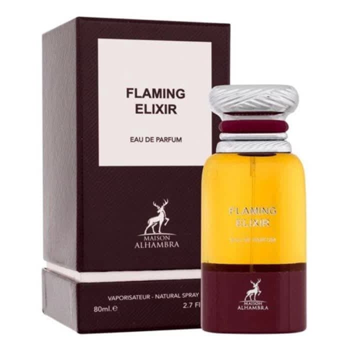 عطر ( ادکلن ) الحمبرا مدل تام فورد چری اسموک | FLAMING ELIXIR