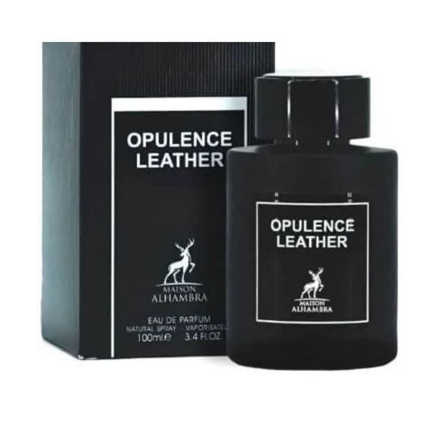 عطر ( ادکلن ) الحمبرا مدل تام فورد آمبر لدر |Opulence Leather