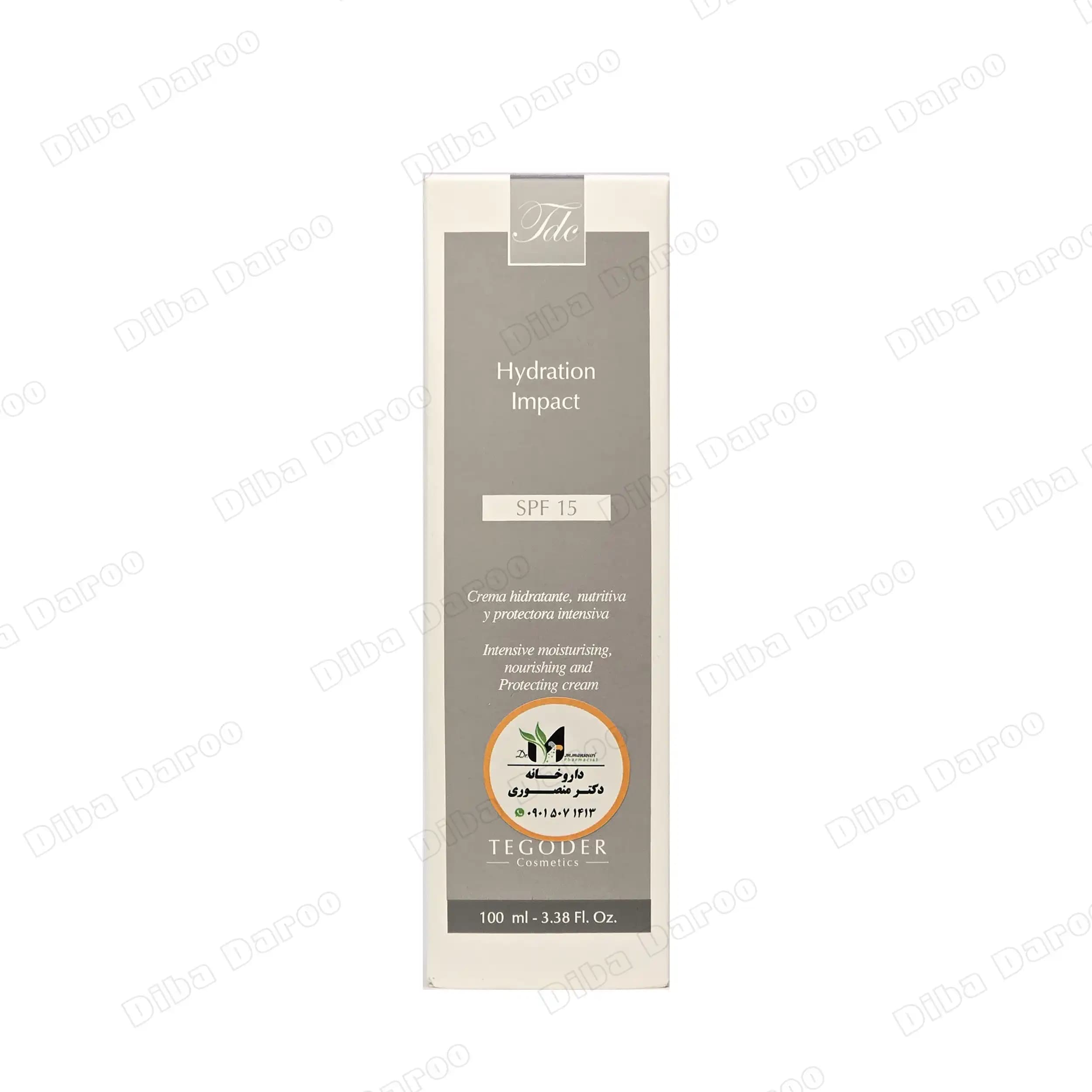 کرم مرطوب کننده با SPF15 تگودر