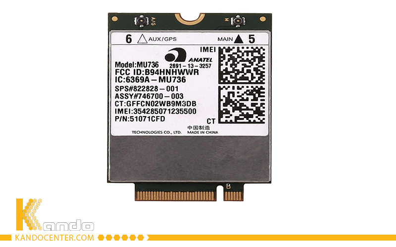 ماژول استوک سیم کارت لپ تاپ Wwan MU736 — تصویر ۲