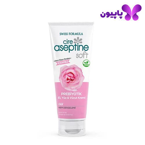 کرم مرطوب کننده سافت گل رز 75 میل آسپتین