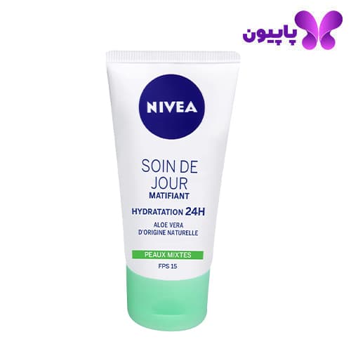 کرم روز آبرسان و مات کننده 24 ساعته نیوآ با SPF15
