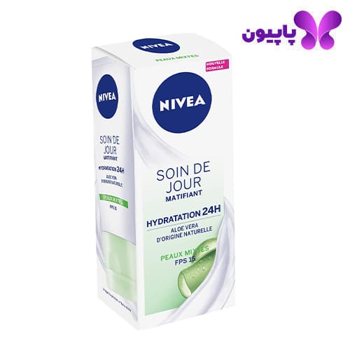 کرم روز آبرسان و مات کننده 24 ساعته نیوآ با SPF15 — تصویر ۲