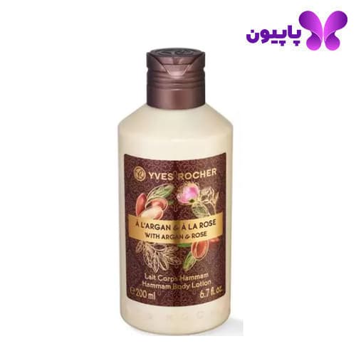 لوسیون بدن روغن آرگان و گل رز ایوروشه 200 میل