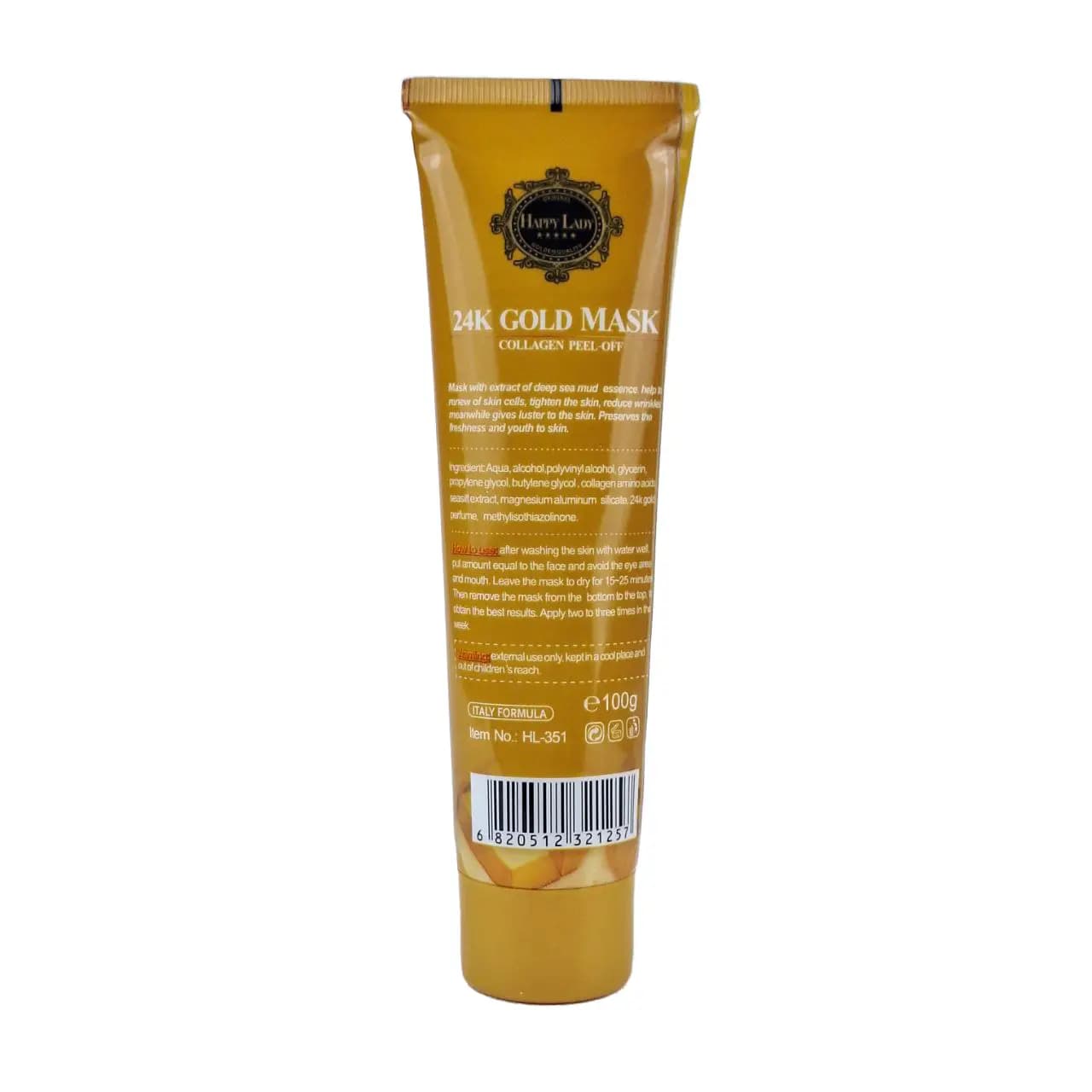 ماسک طلا صورت هپی لند مدل 24K GOLD — تصویر ۲