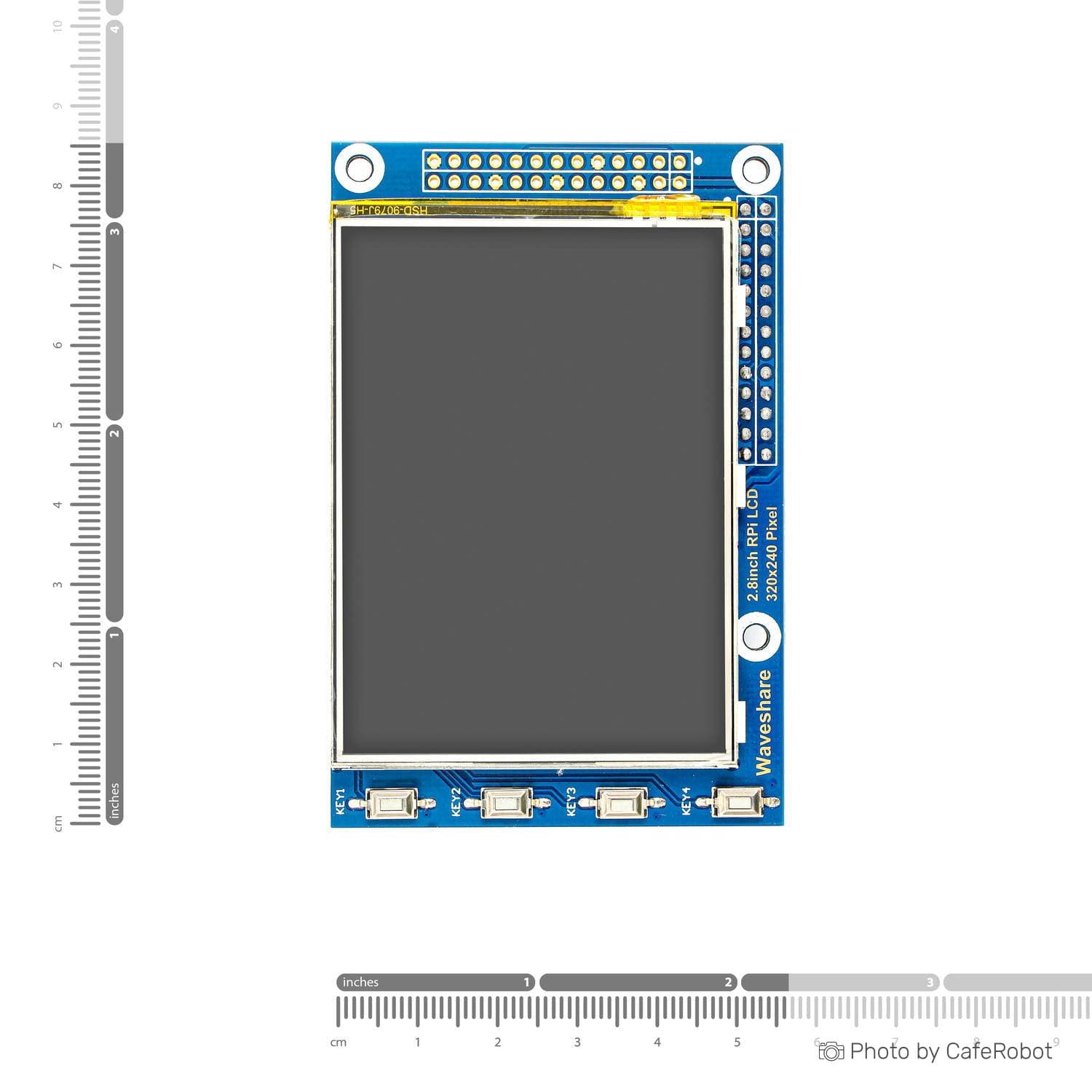 نمایشگر 2.8 اینچ TFT لمسی مقاومتی تایپ A مناسب رزبری پای تولید Waveshare — تصویر ۷