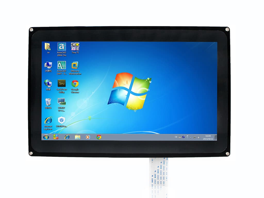 نمایشگر 10.1 اینچ HDMI تایپ H با قاب تولید Waveshare – غیر لمسی — تصویر ۶