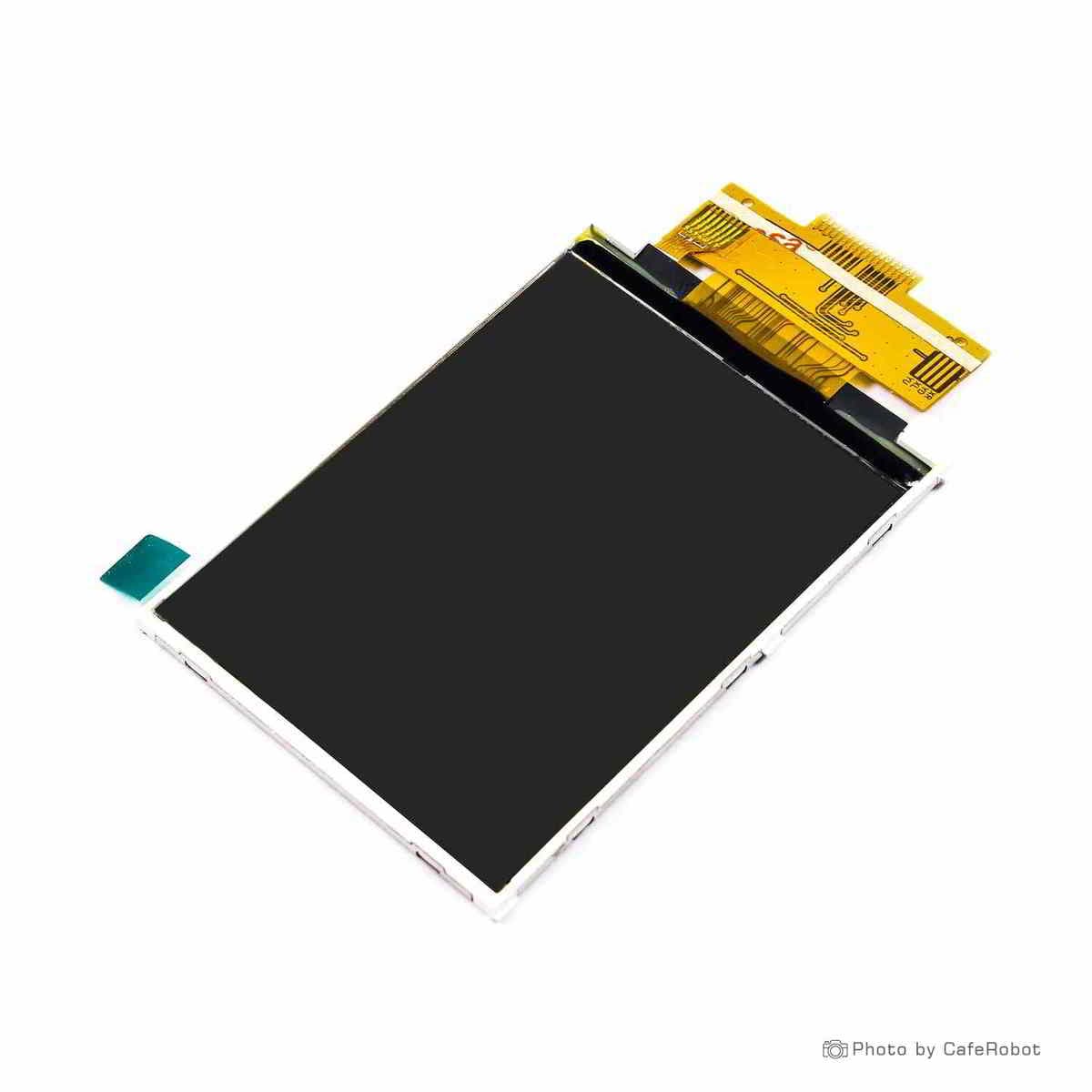 نمایشگر TFT تمام رنگ 3.2 اینچ دارای ارتباط SPI و چیپ درایور ili9341 با کابل فلت 18 پین — تصویر ۲