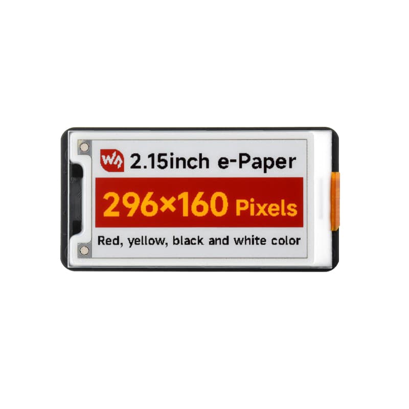 ماژول نمایشگر کاغذ الکترونیکی (E-Paper) 2.15 اینچ تایپ G برند Waveshare