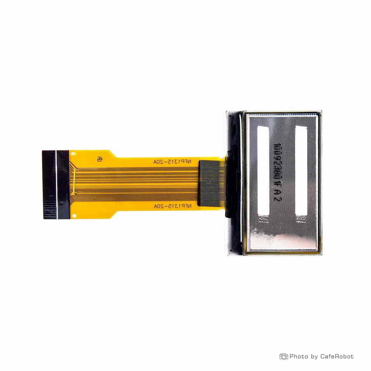 نمایشگر OLED تک رنگ آبی 1.29 اینچ دارای ارتباط SPI/IIC/Parallel و چیپ درایور SSD1315 با کابل فلت 30 پین Plug In — تصویر ۳