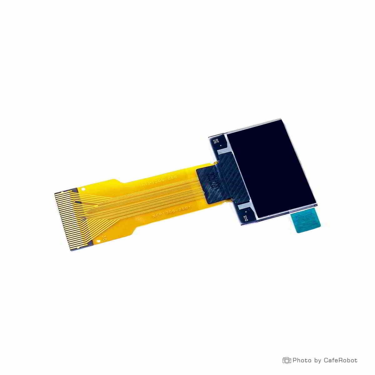 نمایشگر OLED دو رنگ زرد وآبی 0.96 اینچ دارای ارتباط SPI/IIC/Parallel و چیپ درایور SSD1306 با کابل فلت 30 پین بلند Plug In — تصویر ۶