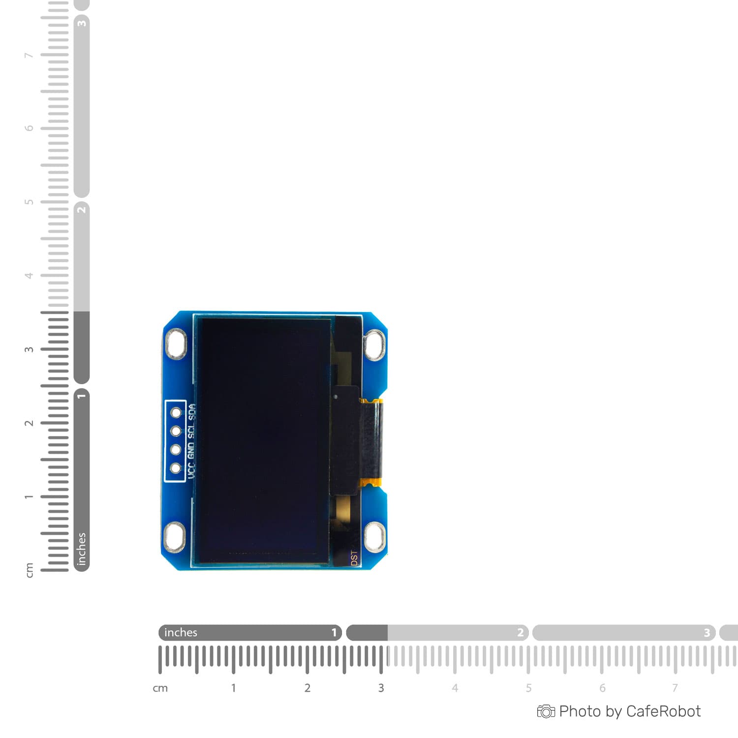 ماژول نمایشگر OLED 1.3 اینچ I2C | نمایشگر تک رنگ آردوینو — تصویر ۶