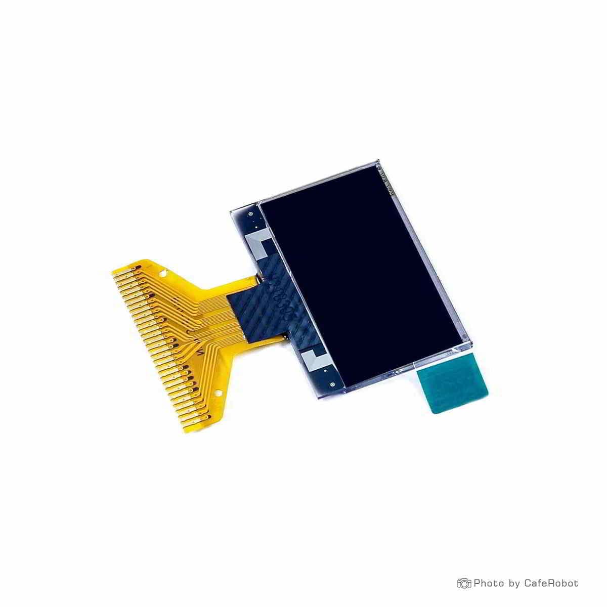 نمایشگر OLED تک رنگ آبی 0.96 اینچ دارای ارتباط SPI/IIC و چیپ درایور SSD1315 با کابل فلت 30 پین — تصویر ۶