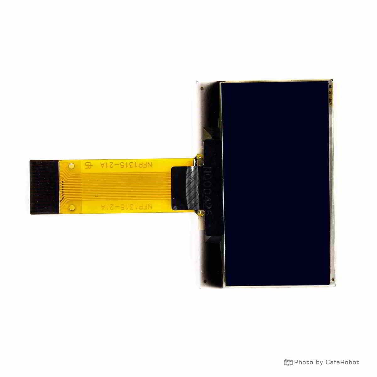 نمایشگر OLED تک رنگ آبی 1.29 اینچ دارای ارتباط SPI و چیپ درایور SSD1315 با کابل فلت 16 پین Plug In — تصویر ۴