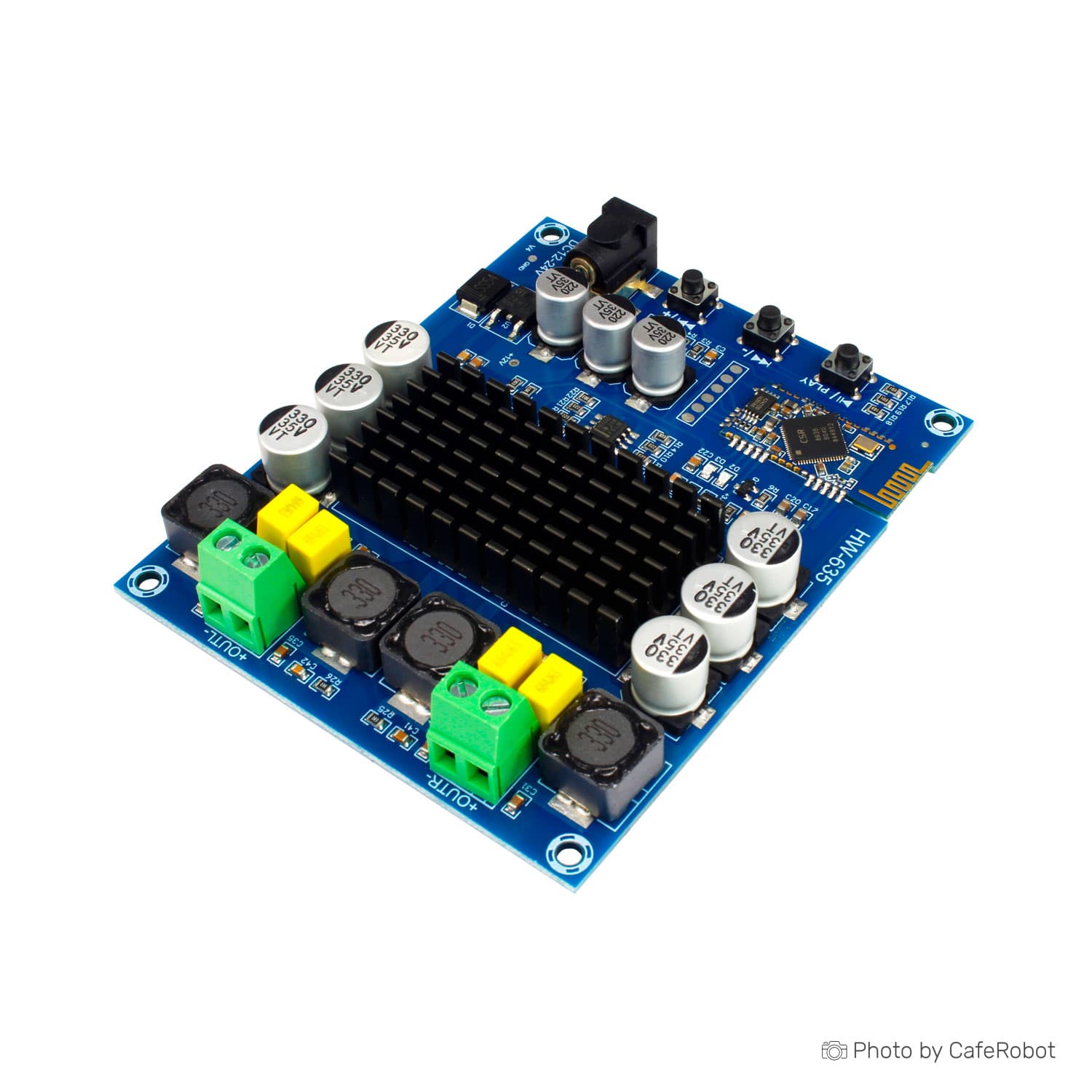 ماژول آمپلی فایر بلوتوثی XH-M548 دوبل 2x120W با تراشه TPA3116D2 — تصویر ۲