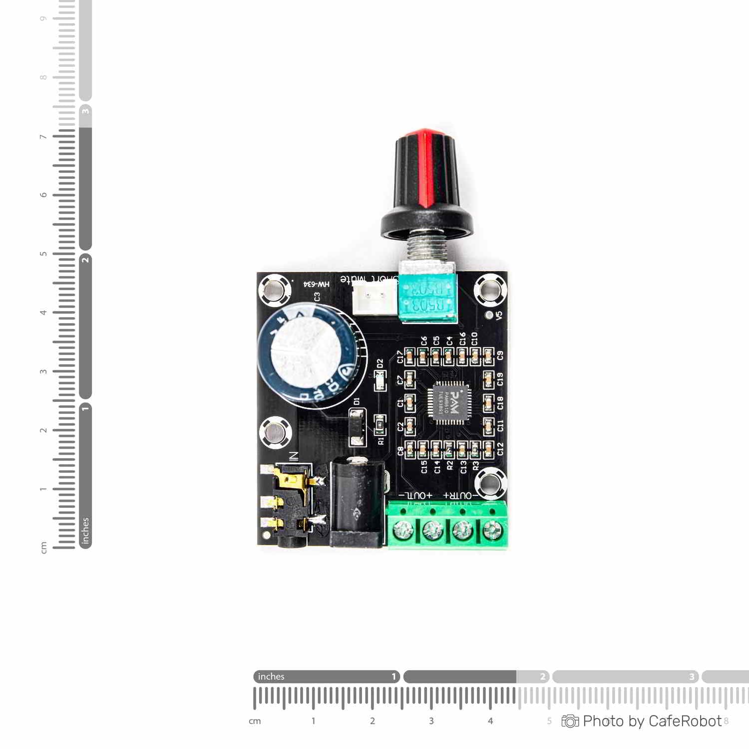 ماژول آمپلی فایر استریو XH-M120 2x15W با تراشه PAM8610 و ولوم تغییر — تصویر ۶