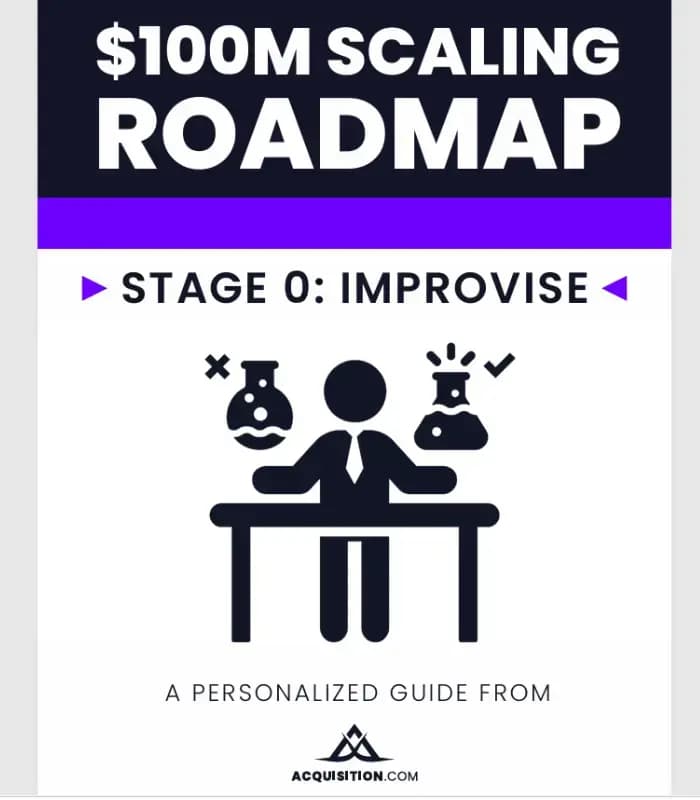کتاب $100M Scaling Roadmap (نقشه راه مقیاس‌سازی ۱۰۰ میلیون دلاری) اثر الکس هرمزی | نسخه انگلیسی PDF