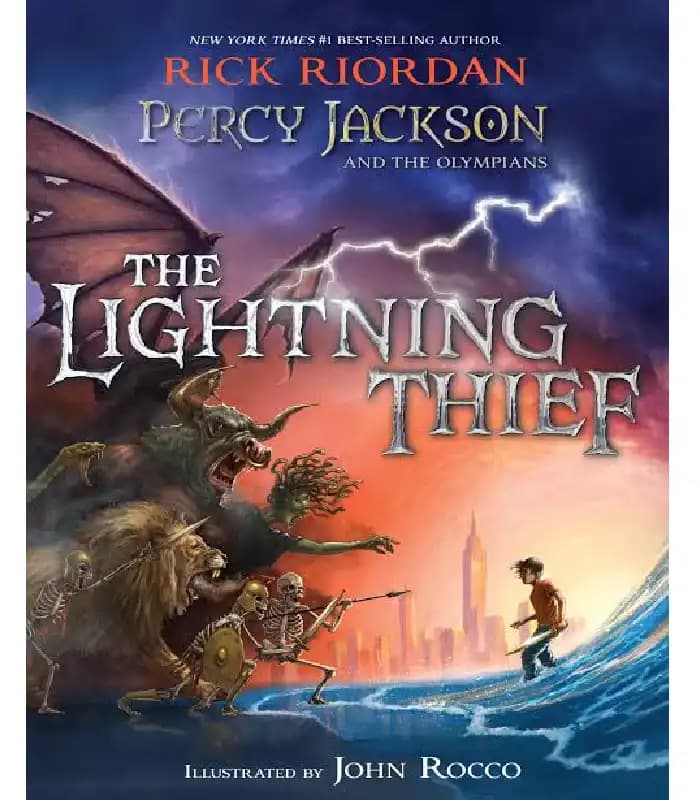 کتاب The Lightning Thief Illustrated Edition (دزد صاعقه: نسخه مصور) اثر ریک ریوردان | نسخه انگلیسی PDF