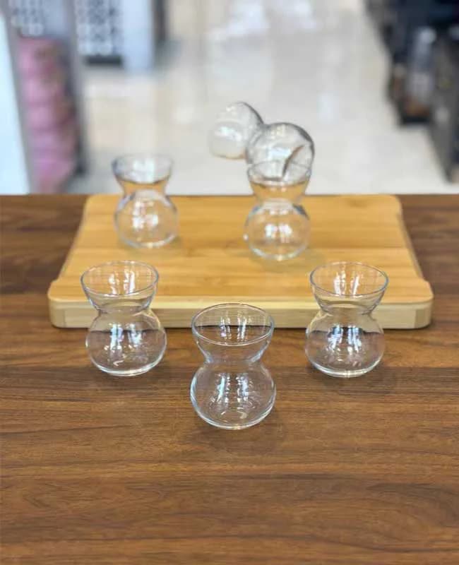 نعلبکی جفتی Elysia شیشه ای پاشاباغچه کد54901 — تصویر ۴