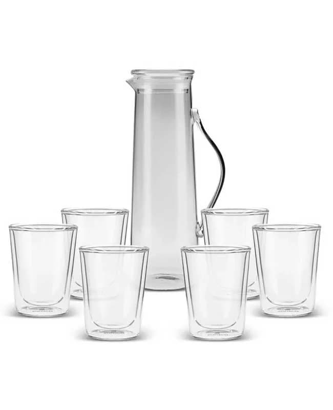 ست پارچ و لیوان 7 پارچه شیشه ای مدلColmarکاراجا کد 502000669 — تصویر ۸